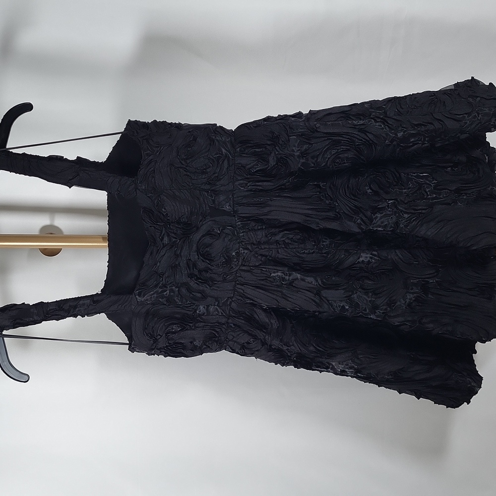 Layered With Love Eloise 3D‎ Floral Jacquard Balloon Mini Dress SZS NWT - Picture 6 of 11